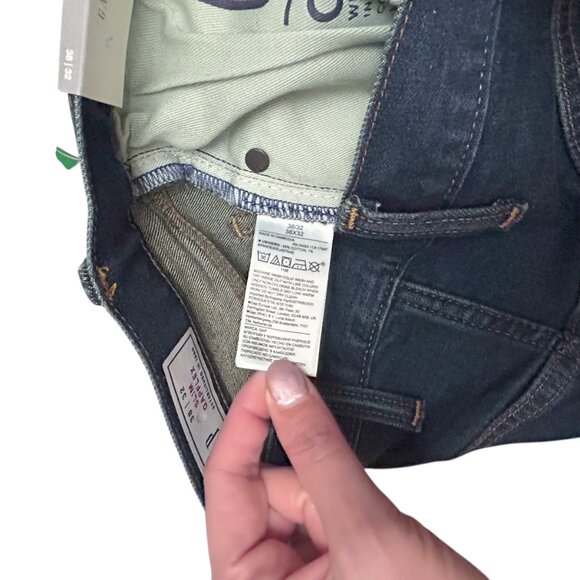 Gap Flex Men's Size 38x32 Dark Blue Slim Fit Jeans Denim Pants NWT  MSRP: $69.95 - Picture 5 of 6